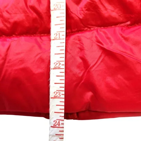 NWT 89th & Madison Red Lightweight Packable Down Vest Size M - Picture 14 of 15